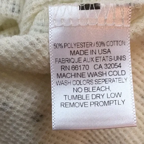 We The Free thermal looking shirt, round neck, back seam, long sleeves, Medium - Picture 8 of 8